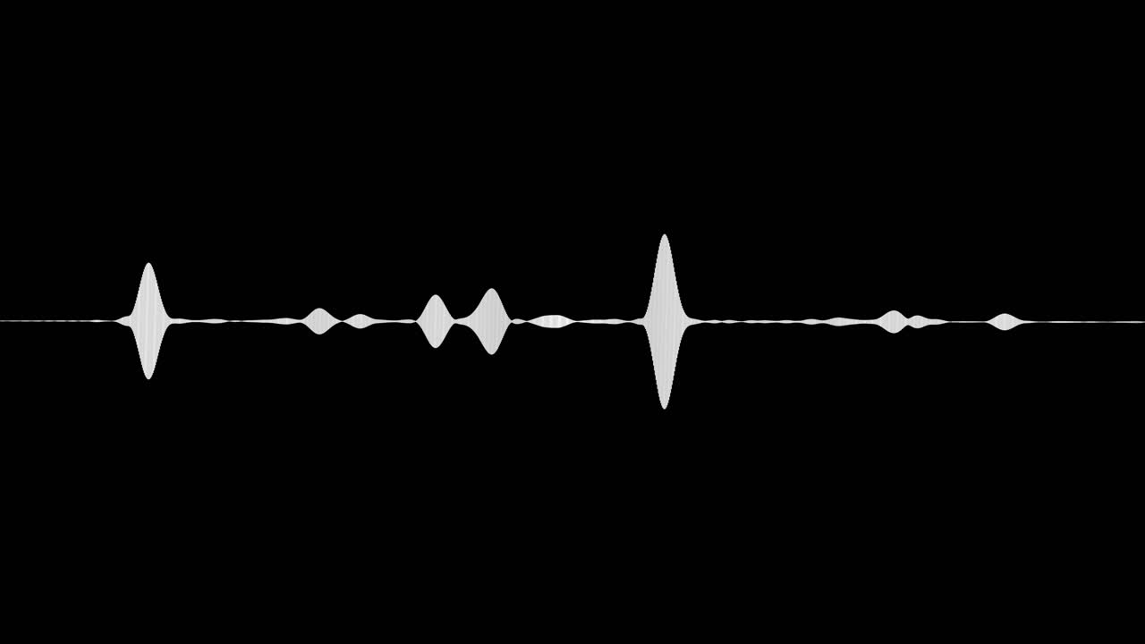 Futuristic AI-Powered EKG Heartbeat Monitor with Digital Audio Waveform and Equalizer Display