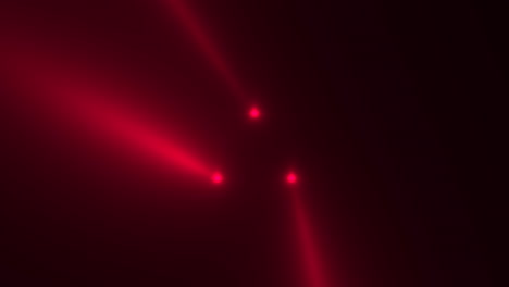 rayos de neón rojo brillante en el escenario de la discoteca