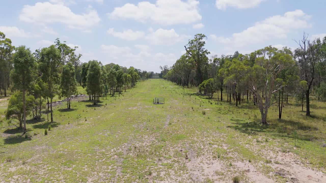 vista aérea de un incendio forestal en australia