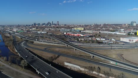 Un-Drone-Pan-Al-Sur-De-Denver-Colorado