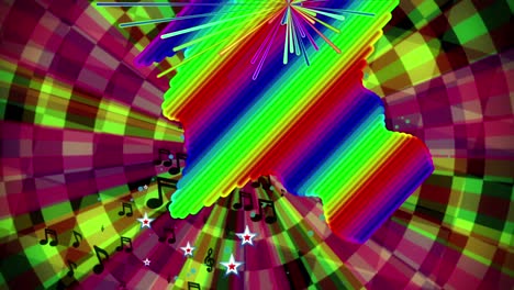 music spectrum vintage vj loop