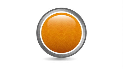 orange oval button graphic design