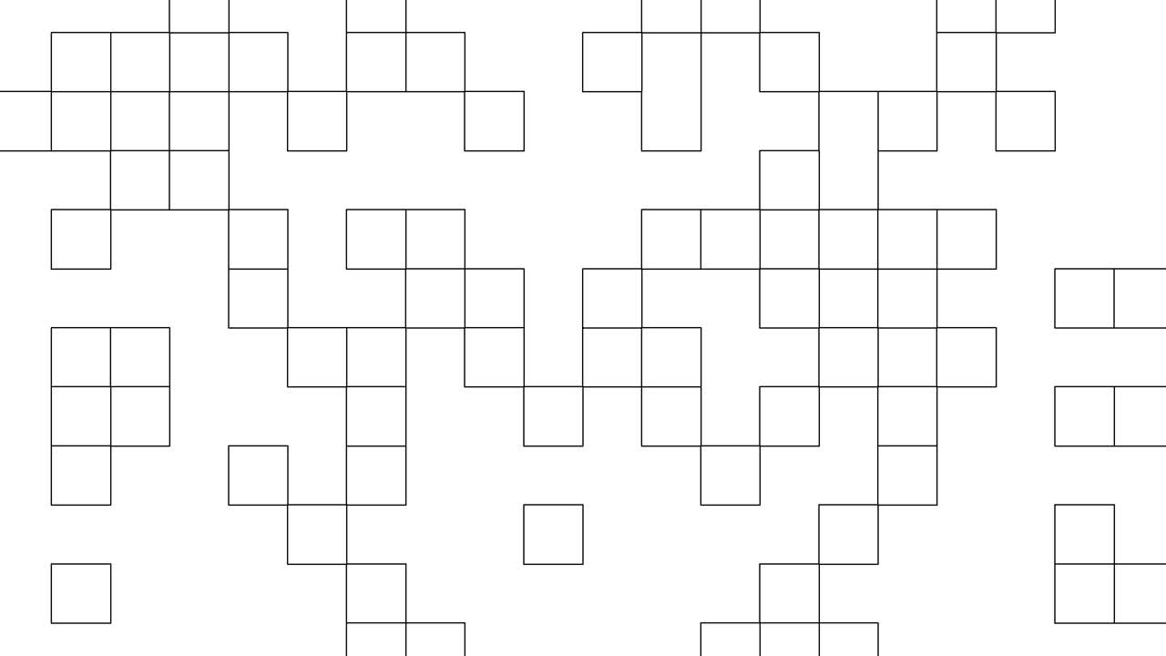 A grayscale crossword puzzle grid is the focal point of this image, showcasing an array of blank squares waiting to be filled with words