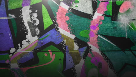 animación genérica de la pared del grunge del edificio en la calle en el día de verano