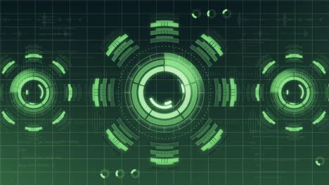 interfaz de usuario de tecnología hud digital futurista, ejecución de código