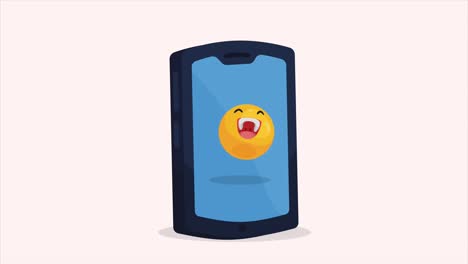 happy emoji laughing character animation