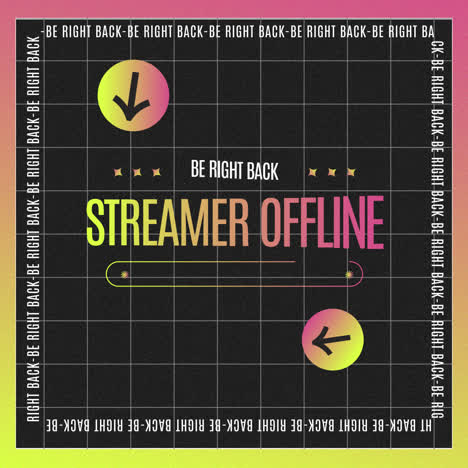 streamer offline graphic design