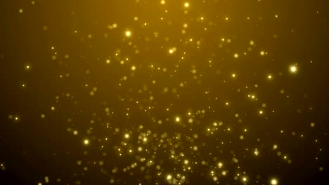 partículas de oro brillo bokeh premio polvo abstracto bucle de fondo