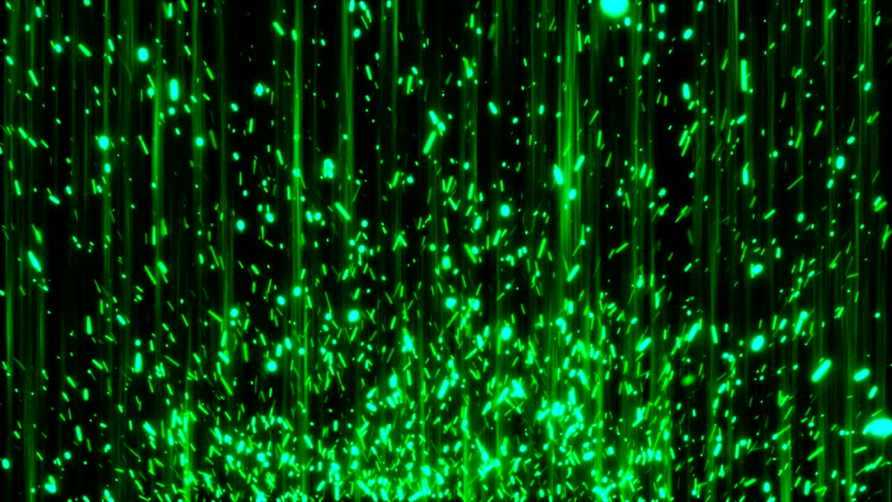 muchas líneas verticales diferentes con chispas en el espacio - abstracción moderna, fondo generado por computadora