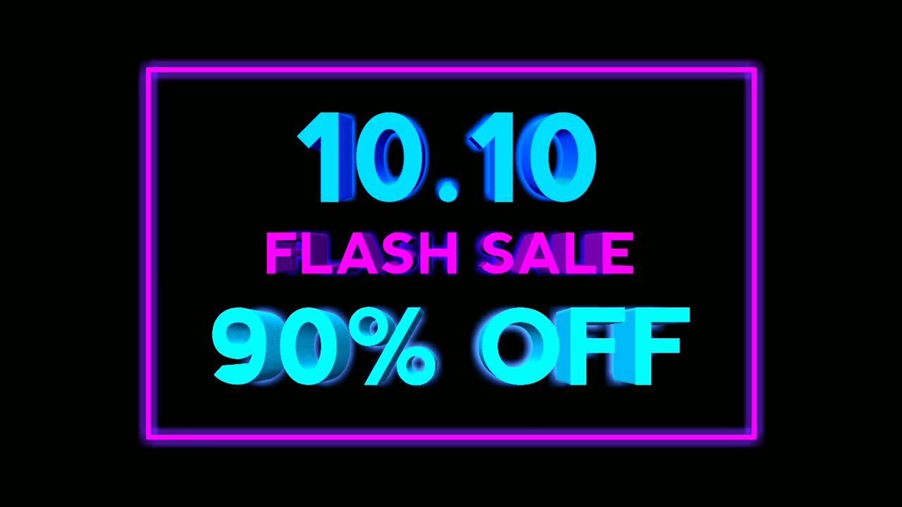 venta flash letrero de neón 10