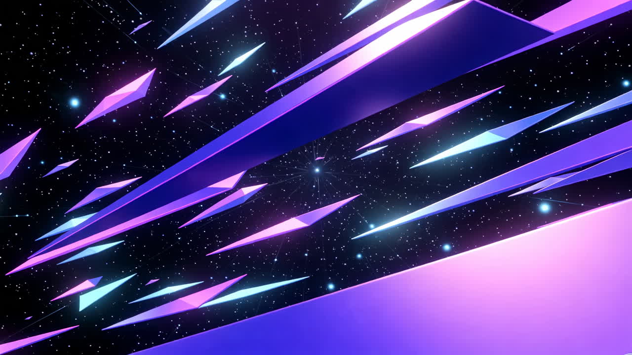 Abstraktit geometriset muodot avaruudessa