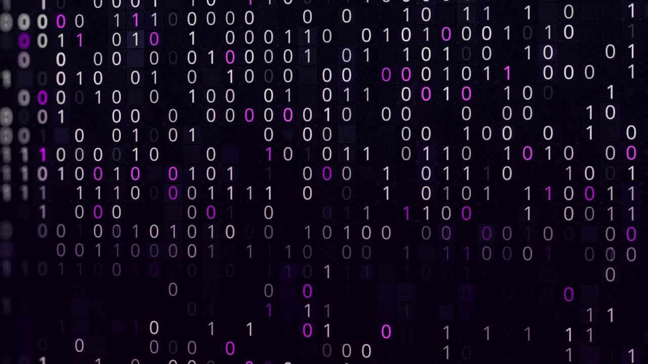 Fondo de código binario