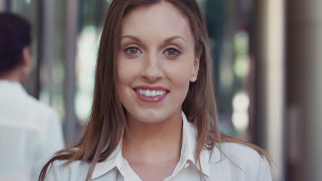 Portrait-of-Businesswoman-outside-corporate-office-building