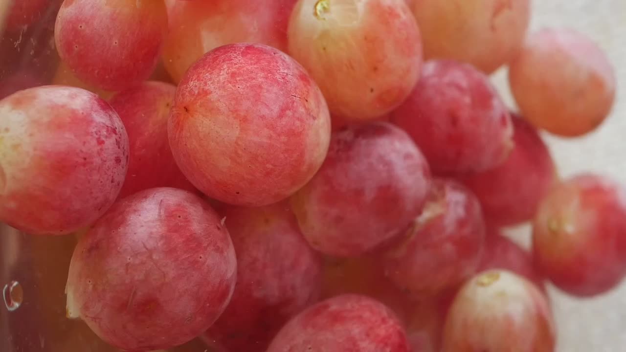Close-up of Red Grapes