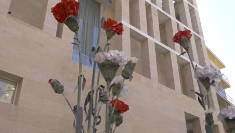 red flowers in murcia spain
