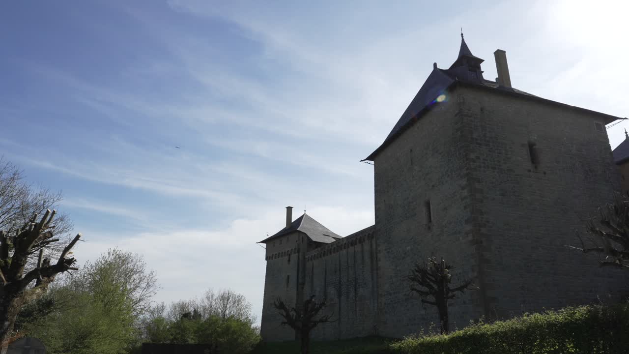 Malbrouck Castle historical medieval fortification Manderen, Moselle, France