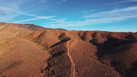 Natural-Landscape-Of-Lovell-Canyon-Trail-In-Kanab,-UT,-United-States---aerial-drone-shot