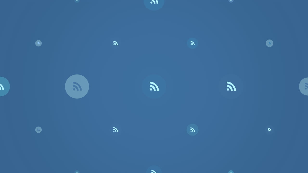 Social Feed icons pattern network