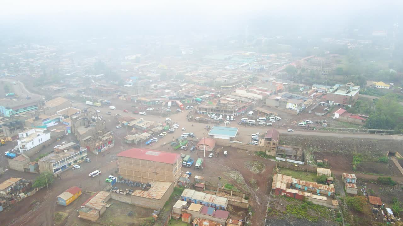 paesaggio urbano rurale di nairobi skyline della città del kenya