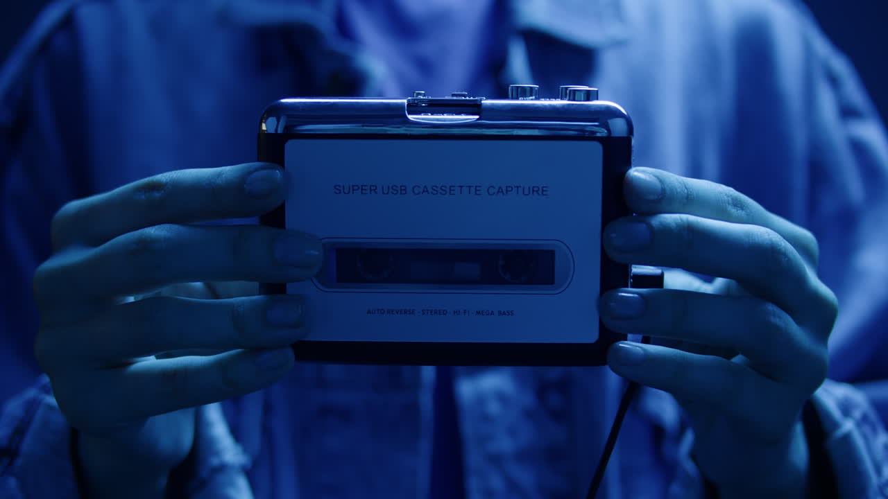 dispositivo de captura de casetes usb de época