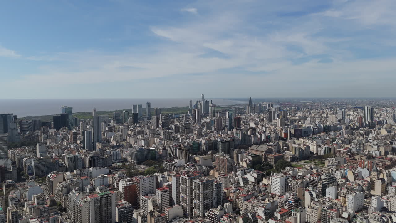 Aerial View of Buenos Aires, Argentina