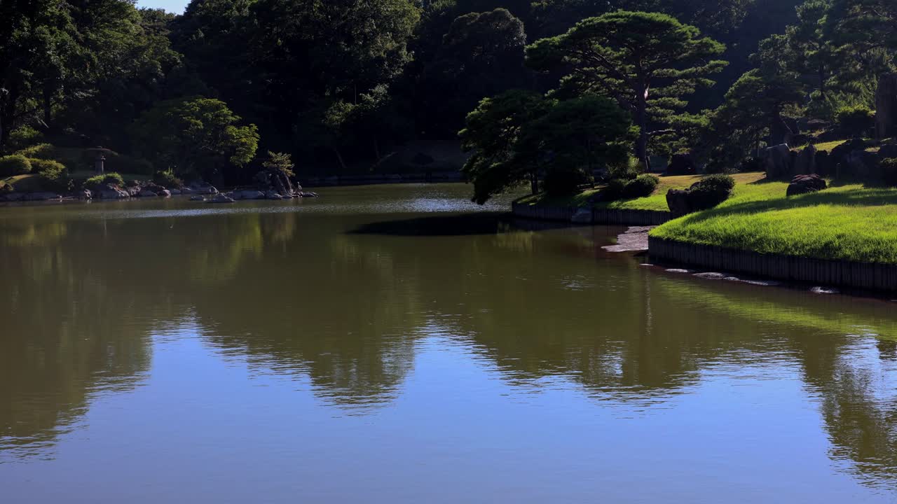 리쿠기엔 정원의 아름다운 풍경