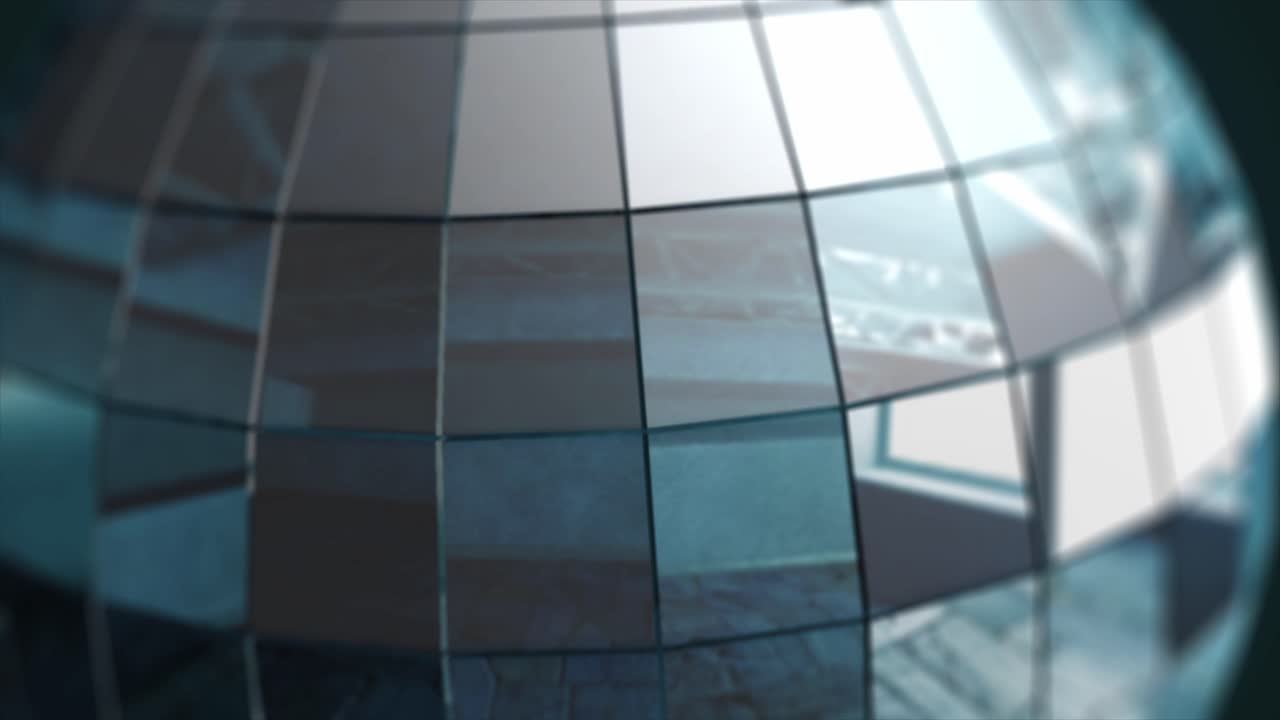 Close up of a disco ball