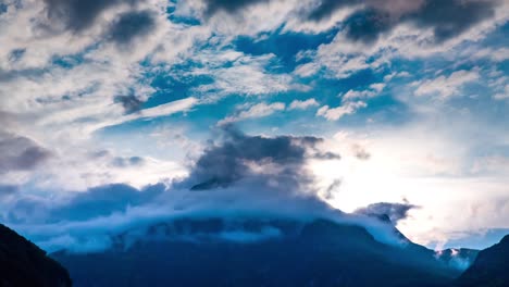 beautiful nature norway timelapse.