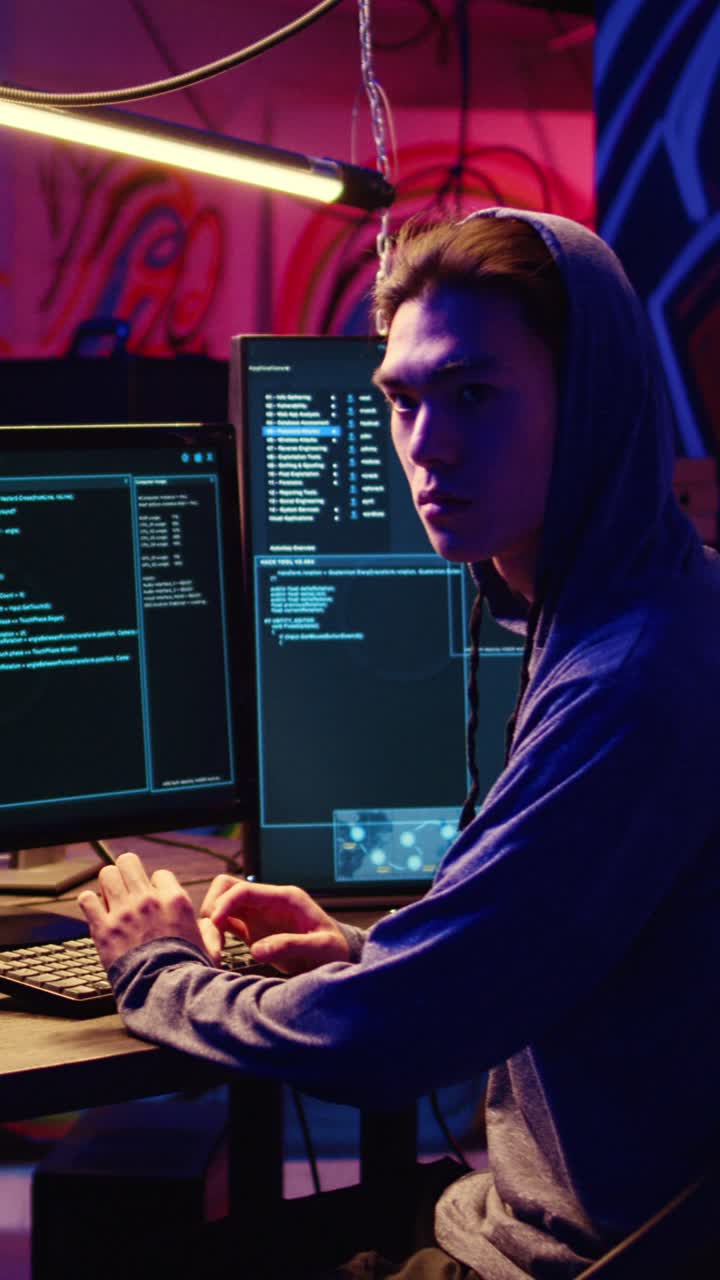 Vertical video Hackers deploy malware on computers