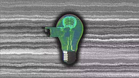 Light-bulb-on-grey-background