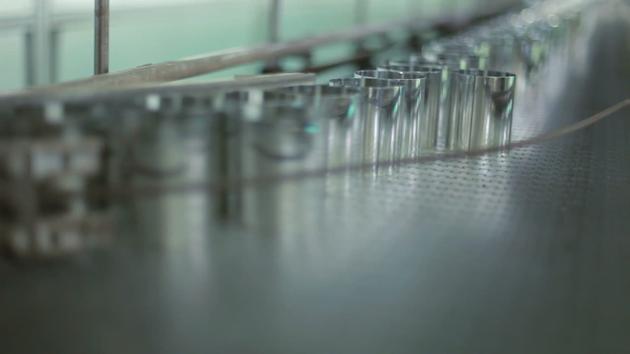 Premium stock video - Can manufacturing production line. can factory ...