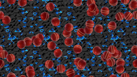 cricket loop tile background technical swirling. looping and tiling sport footage