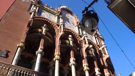 Palacio-De-La-Música-De-Cataluña,-Barcelona