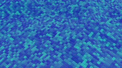 abstract blue lego blocks pattern