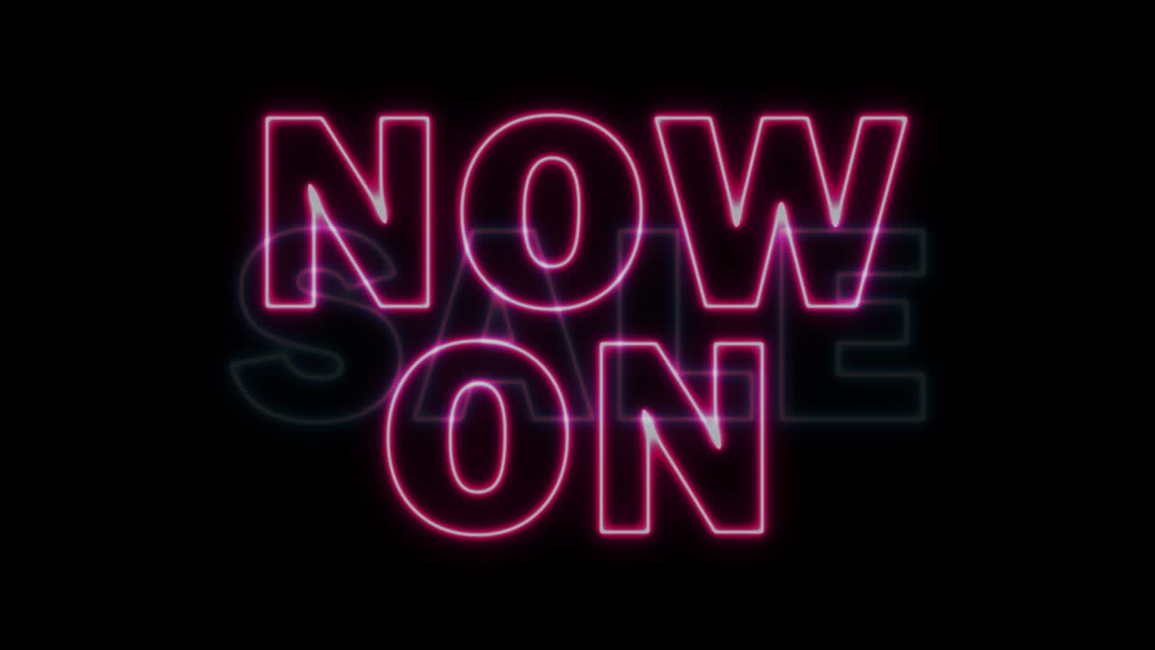 in vendita ora sul cartello al neon