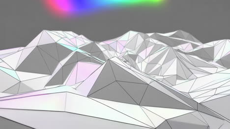 abstract polygonal mountains