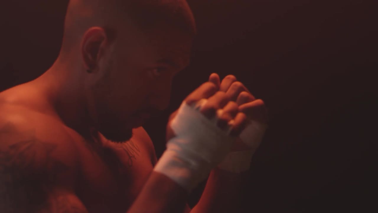 Motocross riding in the sand