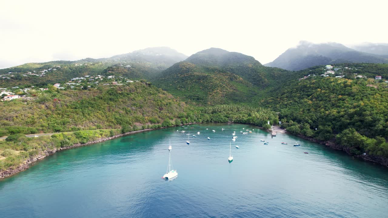 Anse a la Barque, Basse-Terre, Guadalupa, Piccole Antille, Caraibi.