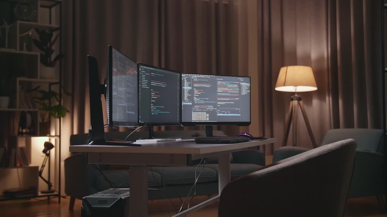 Coding at Home at Night