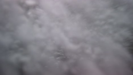 underwater bubbles from a rapid river