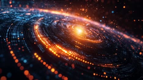 abstract digital galaxy