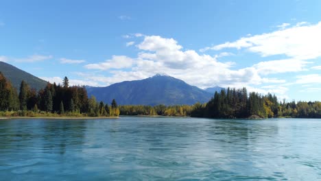 Scenic-mountain-and-river-at-countryside-4k