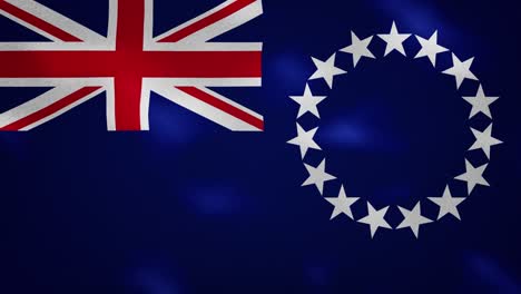 cook islands dense flag fabric wavers, background loop