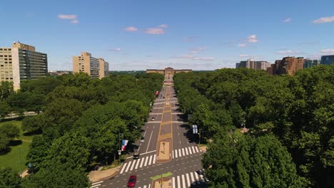 Vista-Remota-Del-Museo-De-Arte-De-Filadelfia