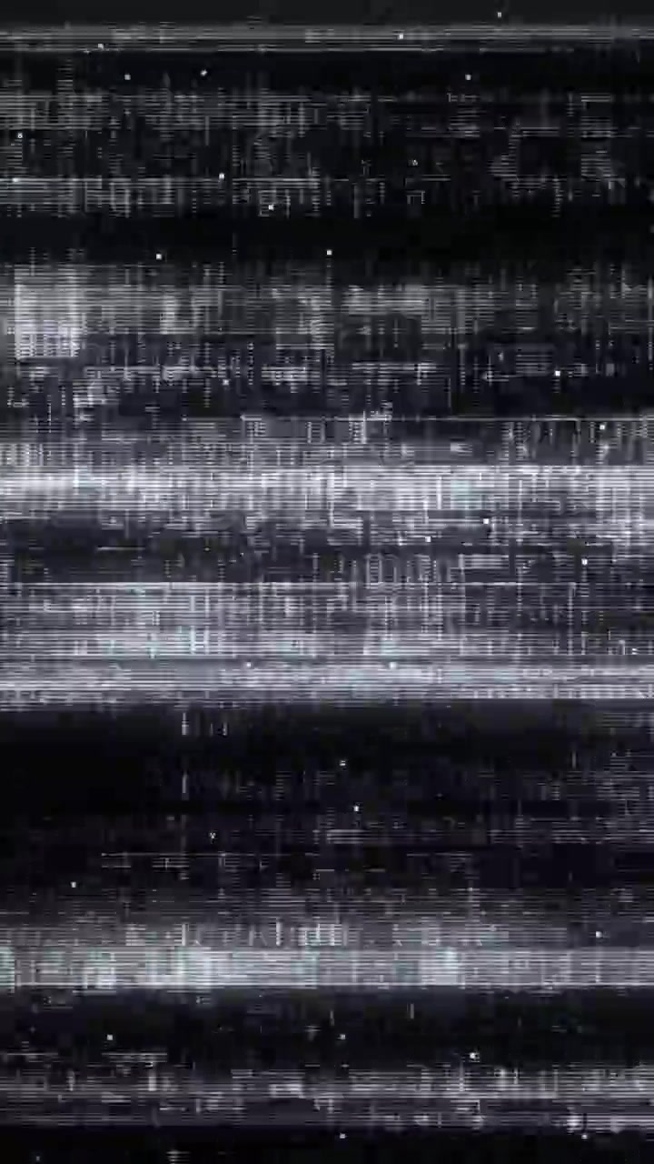 Flickering Digital Glitch and Static Noise Background Loop
