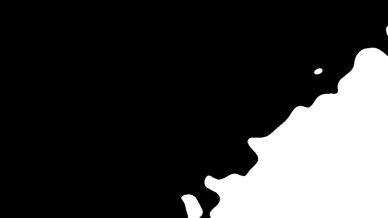 Effetto di transizione a scorrimento liquido bianco e nero