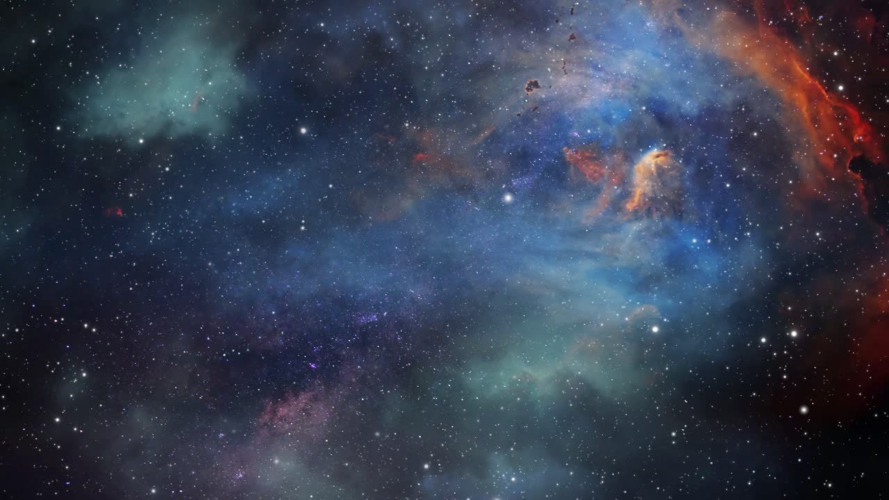 universe, nebula and stars in outer space