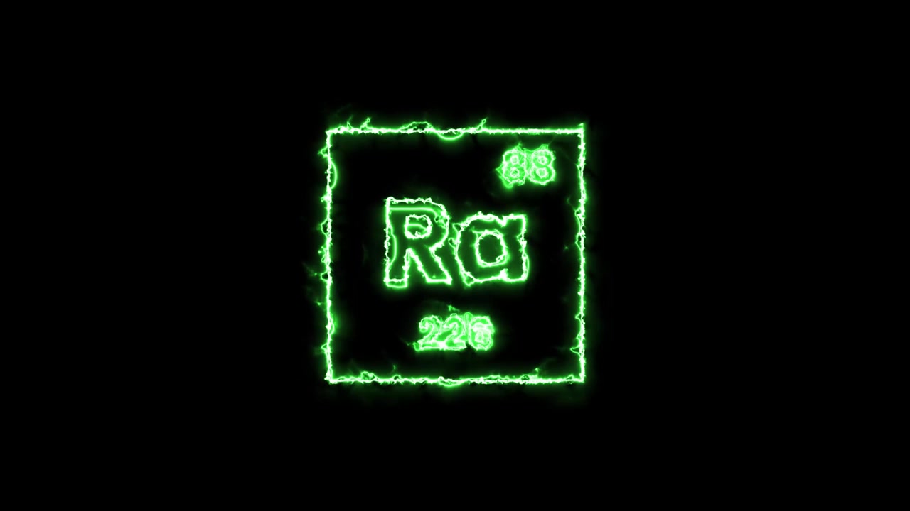 Radmium gloeiend element