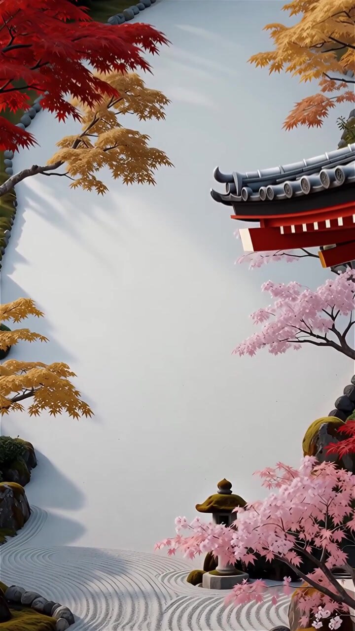 Sfondo Animato Cultura Giapponese 4K