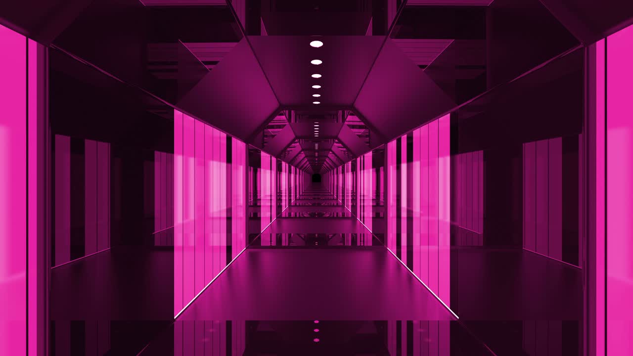 túnel de fondo rosa abstracto en bucle